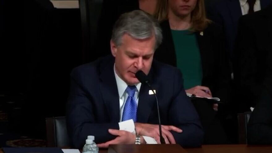 FBI Director Christopher Wray, during a hearing of the U.S. Senate Homeland Security and Governmental Affairs Committee, Nov. 17, 2022.