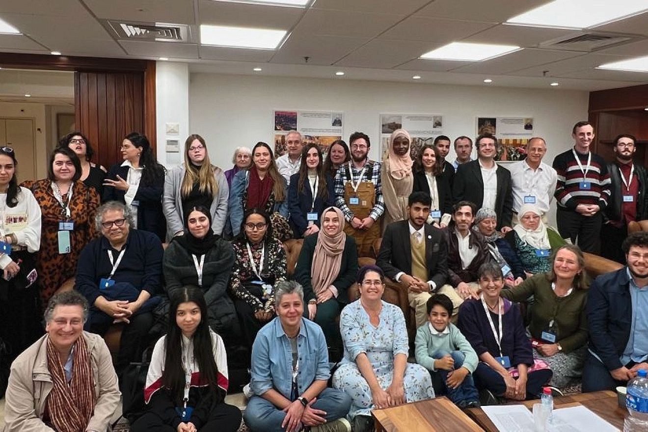 Participants gather at the University of Haifa's first JCM (Jews, Christians, Muslims) Conference last week. Courtesy