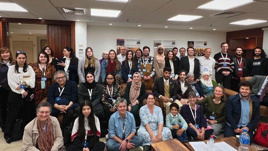 Participants gather at the University of Haifa's first JCM (Jews, Christians, Muslims) Conference last week. Courtesy