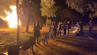 A Lag B'Omer celebration in Zambia. Courtesy photo.
