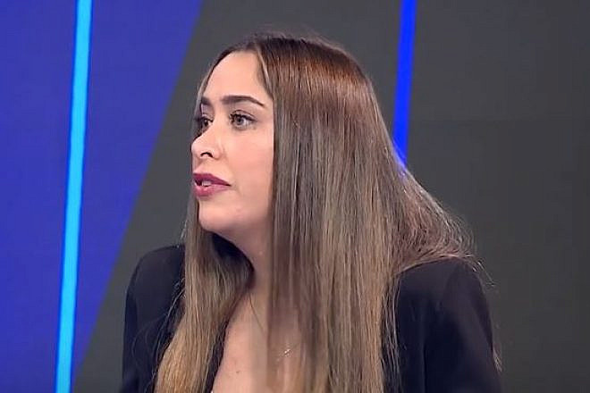 Likud Knesset member May Golan during an ILTV interview, Dec. 6, 2022. Source: YouTube.