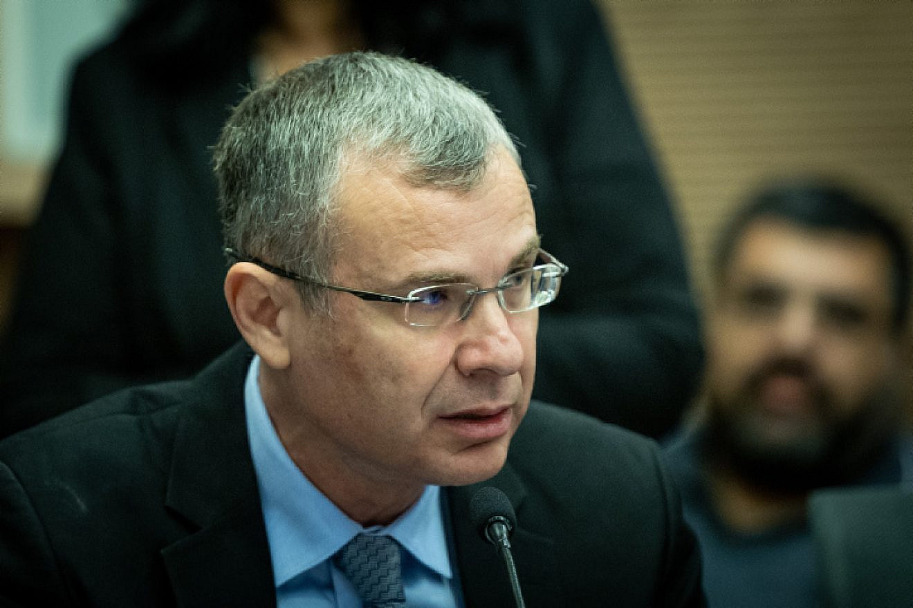 Justice Minister Yariv Levin speaks during a committee meeting at the Knesset in Jerusalem, Jan. 11, 2023. Photo by Yonatan Sindel/Flash90.
