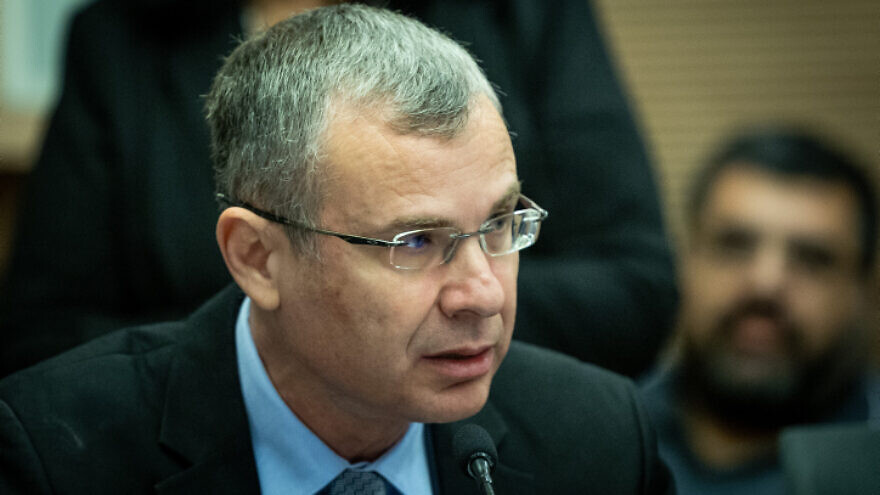 Minister of Justice Yariv Levin speaks during a committee meeting at the Knesset, Jan. 11, 2023. Photo by Yonatan Sindel/Flash90.