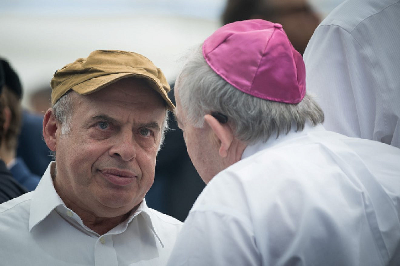 Then-Jewish Agency Chairman Natan Sharansky at the opening ceremony of the U.S. embassy in Jerusalem, May 14, 2018. Photo by Yonatan Sindel/Flash90.