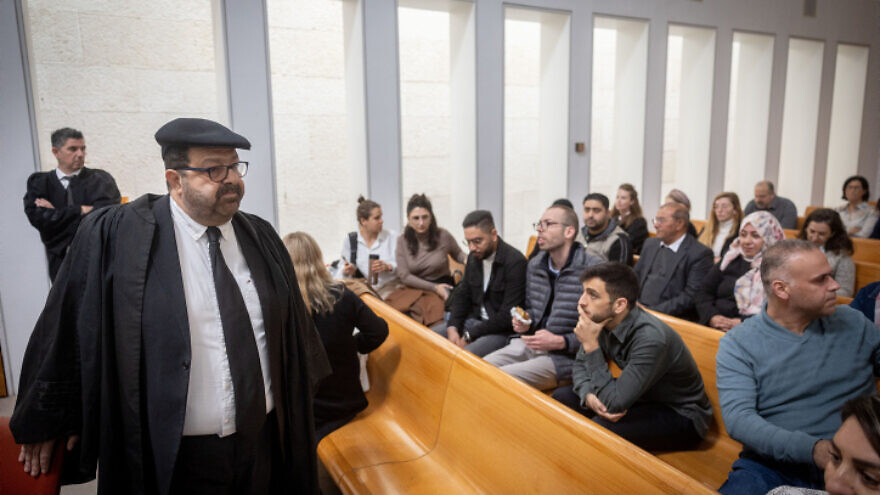 A hearing at the Supreme Court in Jerusalem on a number of petitions related to the Citizenship Law, Dec. 1, 2022. Photo by Yonatan Sindel/Flash90.