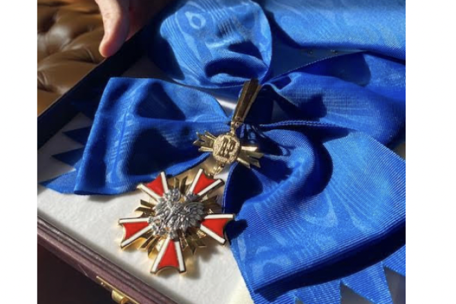 Poland's Great Cross of the Order of Merit. Credit: Courtesy.