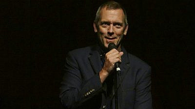 Actor Hugh Laurie speaks at the El Rey Theatre in Los Angeles, California, in 2012. Credit: Fido via Wikimedia Commons.