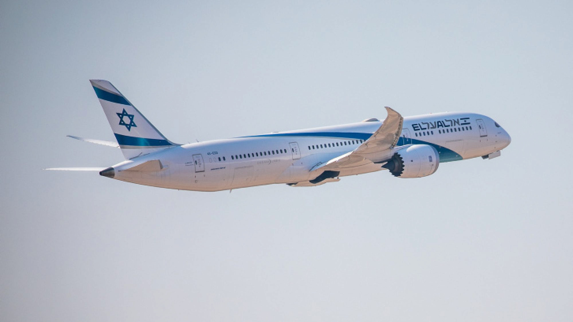 An El AL flight takes off at Ben Gurion International Airport, Oct. 25, 2021. Photo by Yossi Aloni/Flash90.