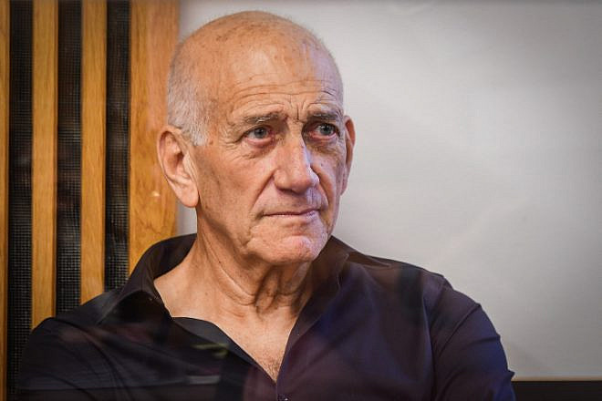 Former Israeli Prime Minister Ehud Olmert. Credit: Avshalom Sassoni/Flash90.
