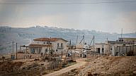 A new neighborhood under construction in Maale Hever, Judea and Samaria, on Dec. 28, 2022. Photo by Gershon Elinson/Flash90.