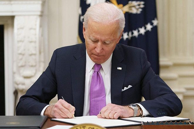U.S. President Joe Biden relaunches the White House Office of Faith-Based and Neighborhood Partnerships, Feb. 15, 2021. Source: Twitter.