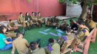 Soldiers participate in the Givati Brigade Association’s Lone Soldiers Day, Feb. 5, 2023. Credit: Givati Brigade Association.