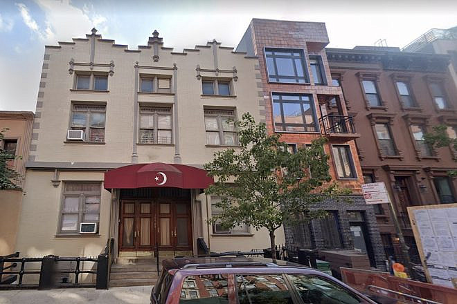 Muhammad Mosque No. 7 in Manhattan, near the intersection of W 127th Street and Malcolm X Boulevard, which the New York City Council voted to name The Most Honorable Elijah Muhammad Way. Credit: Google Street View screenshot.