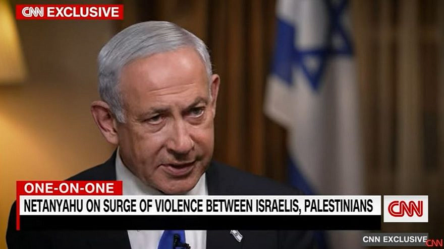 Israeli Prime Minister Benjamin Netanyahu speaks with CNN's Jake Tapper, Jan. 31. 2023. Credit: YouTube.