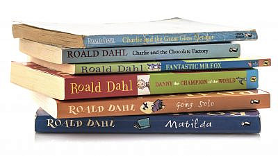 A stack of books by British author Roald Dahl. Credit: Shutterstock.