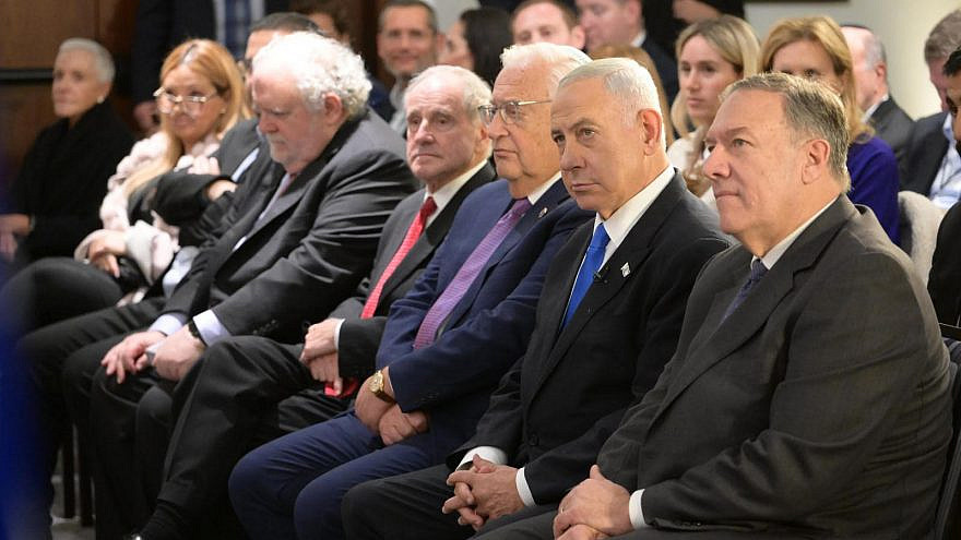 Israeli Prime Minister Benjamin Netanyahu attends the Hertog National Security Conference in Tel Aviv-Jaffa, Feb. 21, 2023. Credit: Amos Ben-Gershom/GPO.