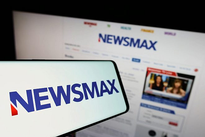 Newsmax. Credit: Shutterstock.