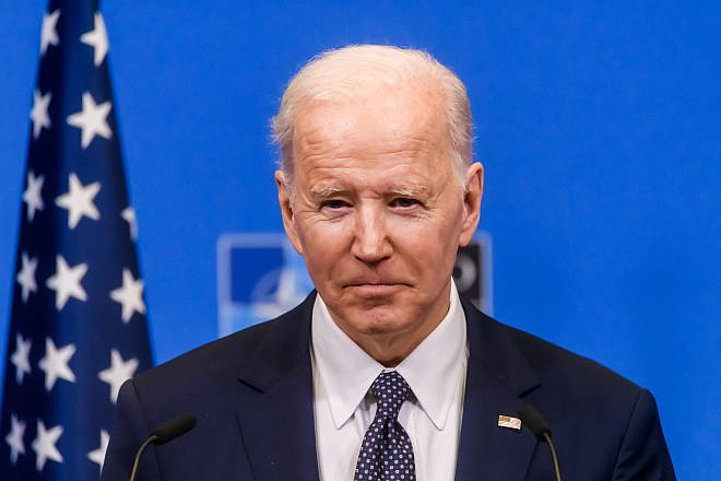 U.S. President Joe Biden at a NATO summit in Brussels, March 24, 2022. Credit: Gints Ivuskans/Shutterstock.