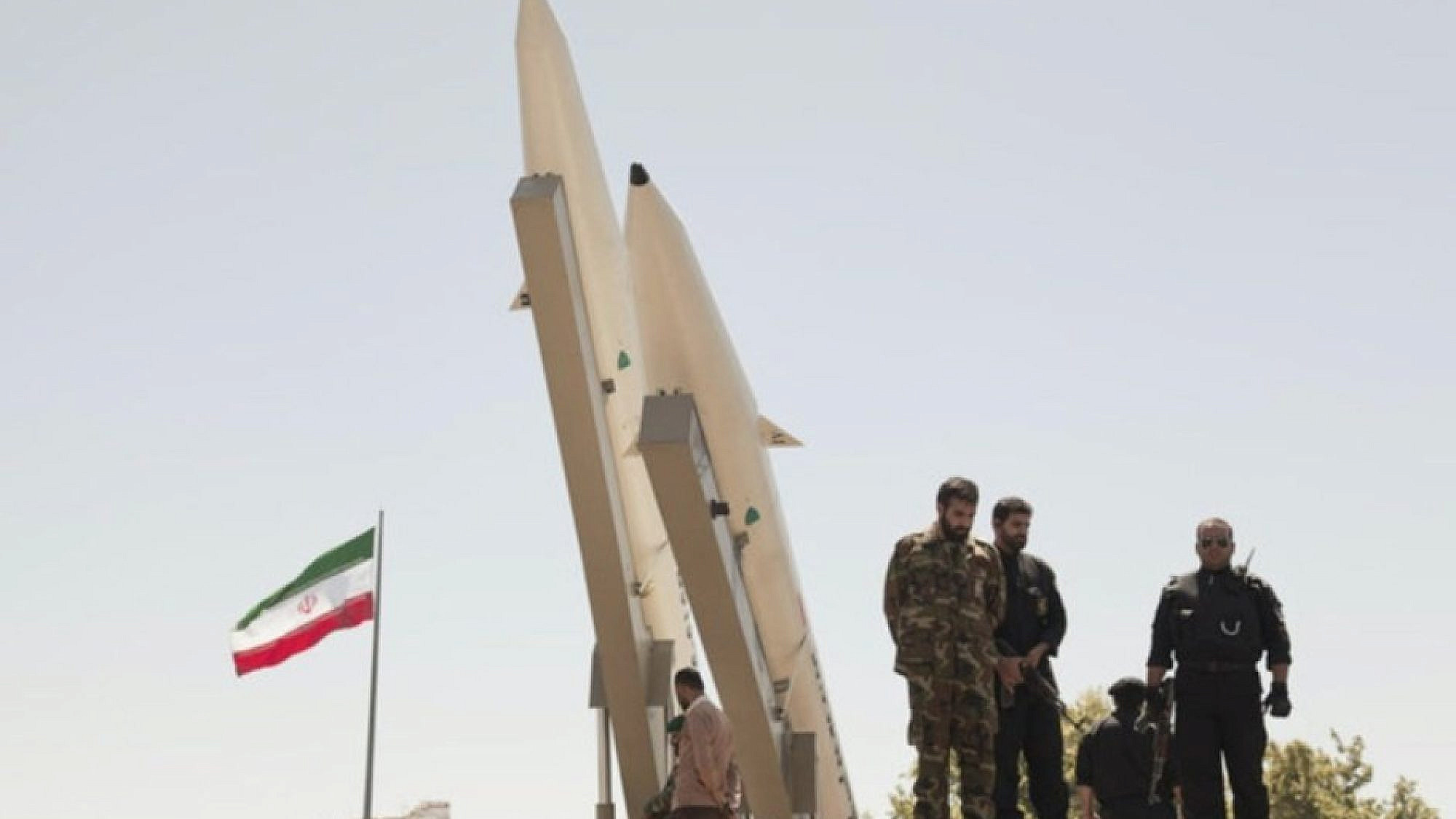 Iran says its air-launched Asef cruise missiles, unveiled in February 2023, can hit targets at a range of 1,.025 miles. Source: Twitter.