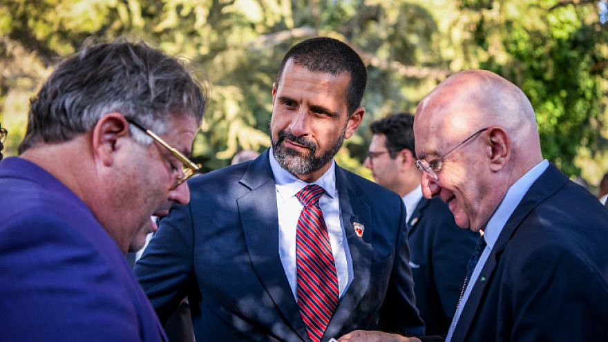 Bahraini Ambassador Khaled Yousif Al Jalamah attends a diplomatic corps event at the President's Residence in Jerusalem ahead of Rosh Hashana, Sept. 20, 2022. Photo by Arie Leib Abrams/Flash90.
