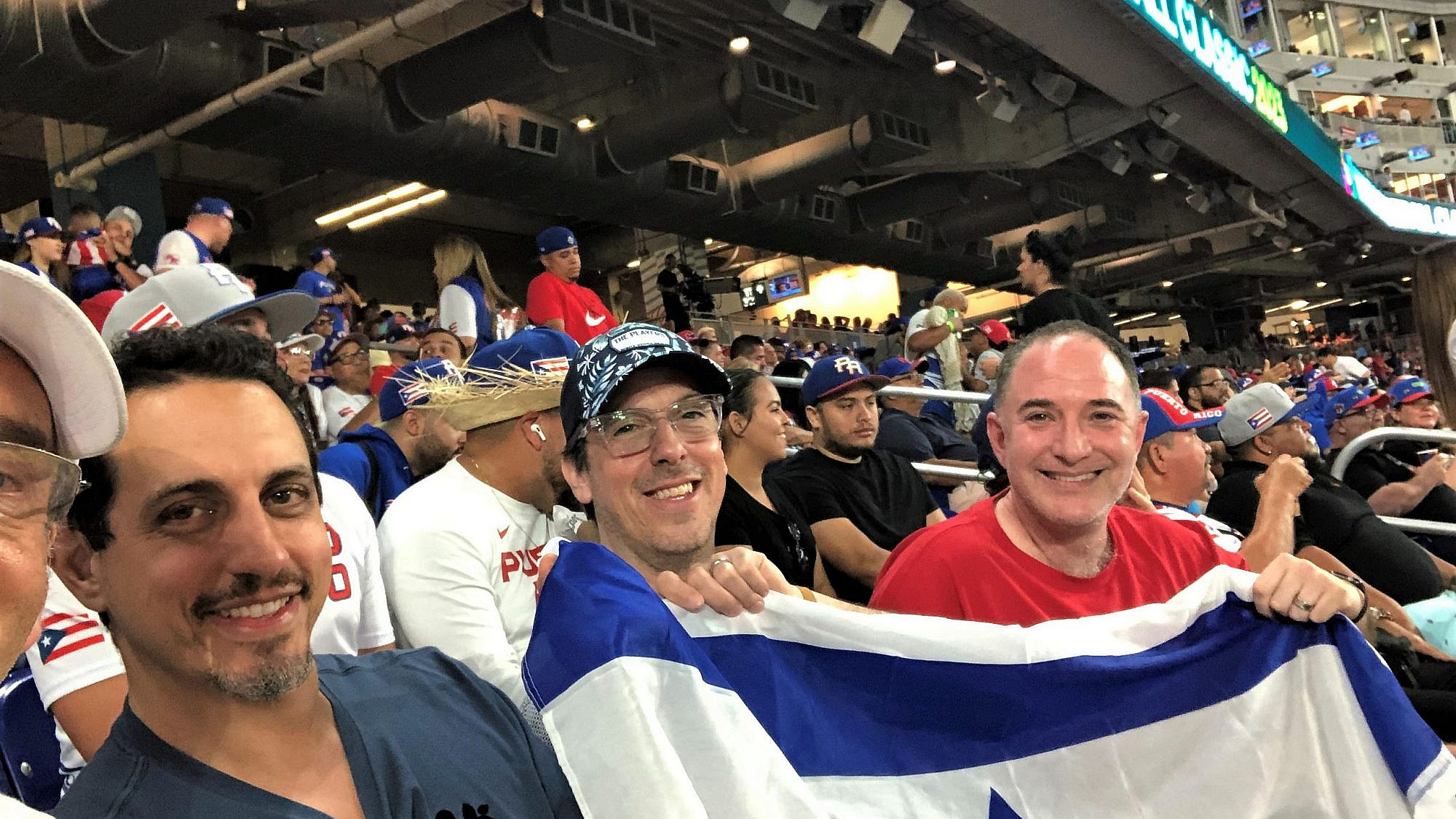 Jared Green and a half-dozen friends have a 30-year tradition of visiting ballparks that dates back to when they were fellow staffers at Camp Ramah in Canada. Photo by Howard Blas.