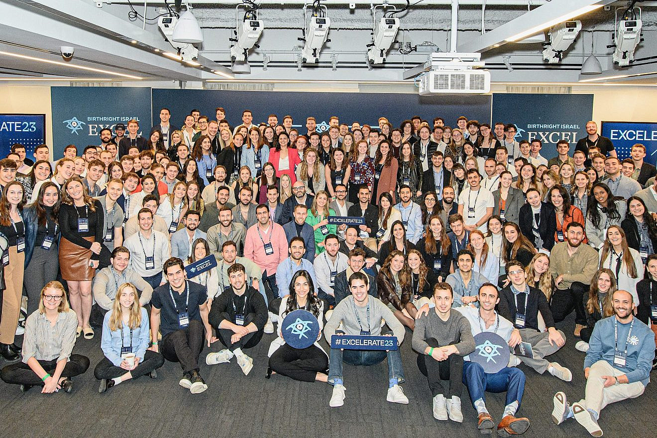 Young Jewish professionals at the Excelerate23 Summit, sponsored by Birthright Israel, in New York on March 24-26, 2023. Photo by Luis Ruiz.