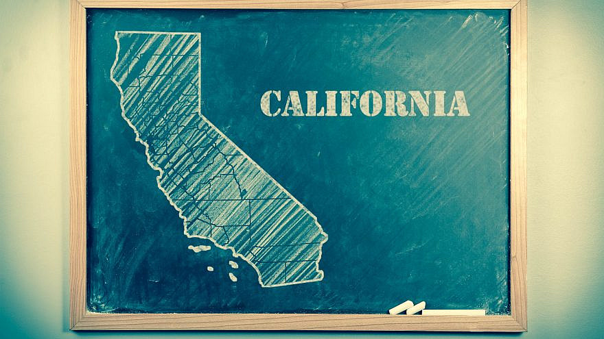Outlined state of California on a school chalkboardCredit: Ezume Images/Shutterstock.