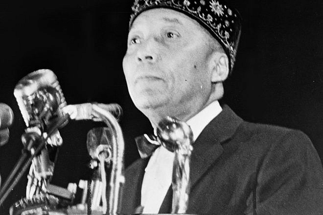 Former head of the Nation of Islam, Elijah Muhammad, in 1964. Source: Library of Congress.