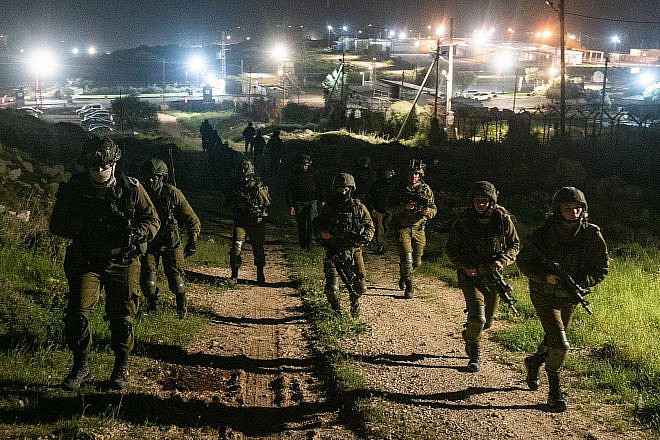 Israeli forces operate in Judea and Samaria, March 5, 2023. Credit: IDF.
