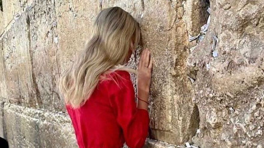 Ivanka Trump at the Western Wall, March 18, 2023. Credit: Instagram