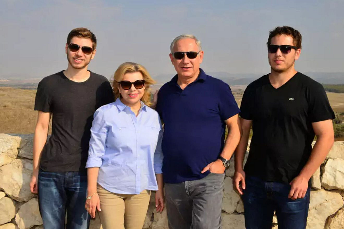 The Netanyahu family in 2016. Photo by Kobi Gideon/GPO.