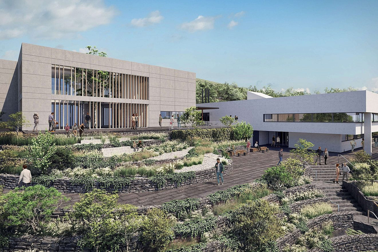 Rendering of the Galilee Culinary Institute in the Greater Kiryat Shmona Region in northern Israel. Credit: Totem ©Openmind Art.