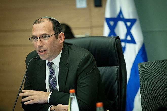 Knesset Constitution, Law and Justice Committee Chairman Simcha Rothman, March 19, 2023. Photo by Yonatan Sindel/Flash90.