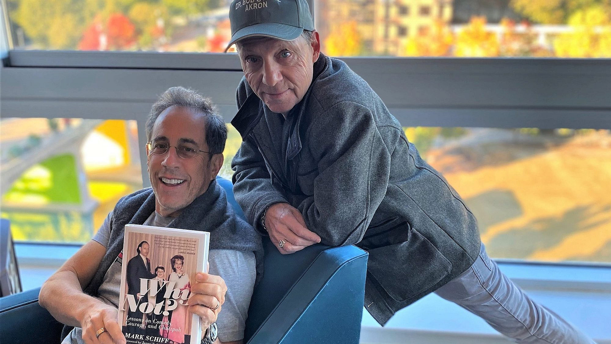 Mark Schiff with Jerry Seinfeld. Credit: Courtesy.