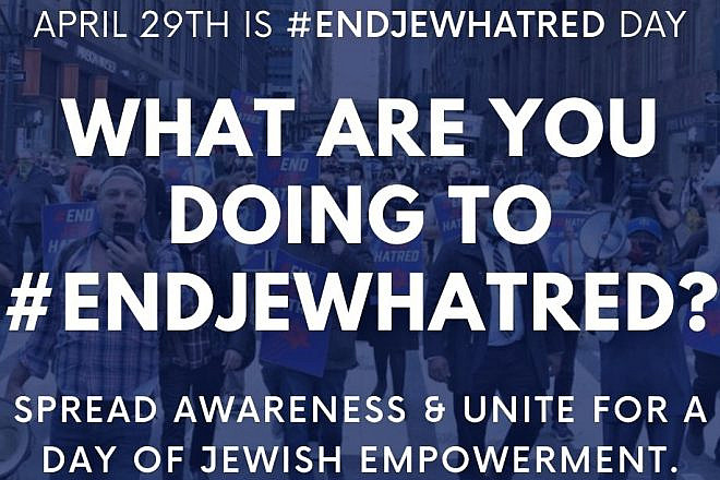 #EndJewHatred Day of Unity on April 29, 2023.