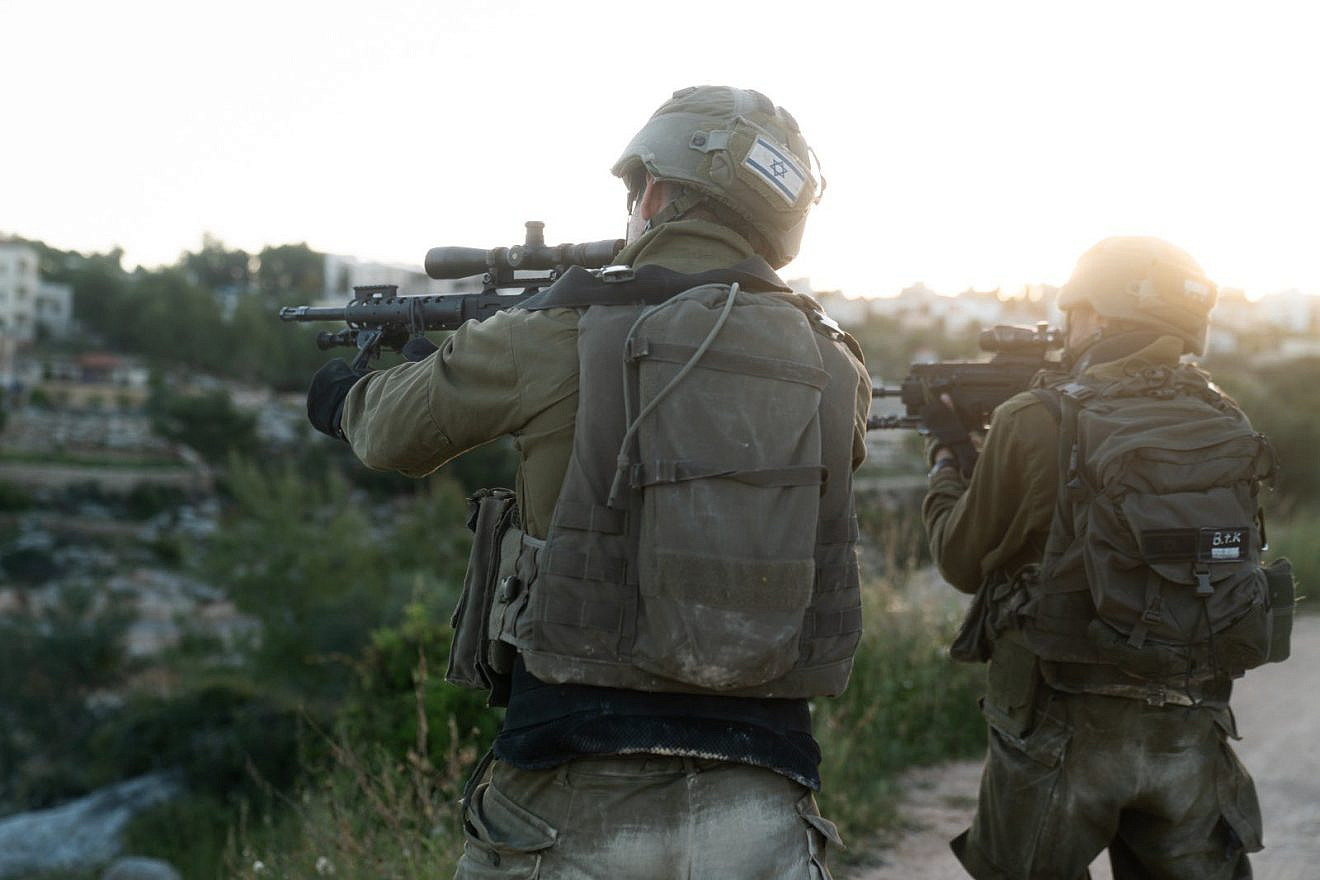 Israeli forces operate in Judea and Samaria, April 4, 2023. Credit: IDF.