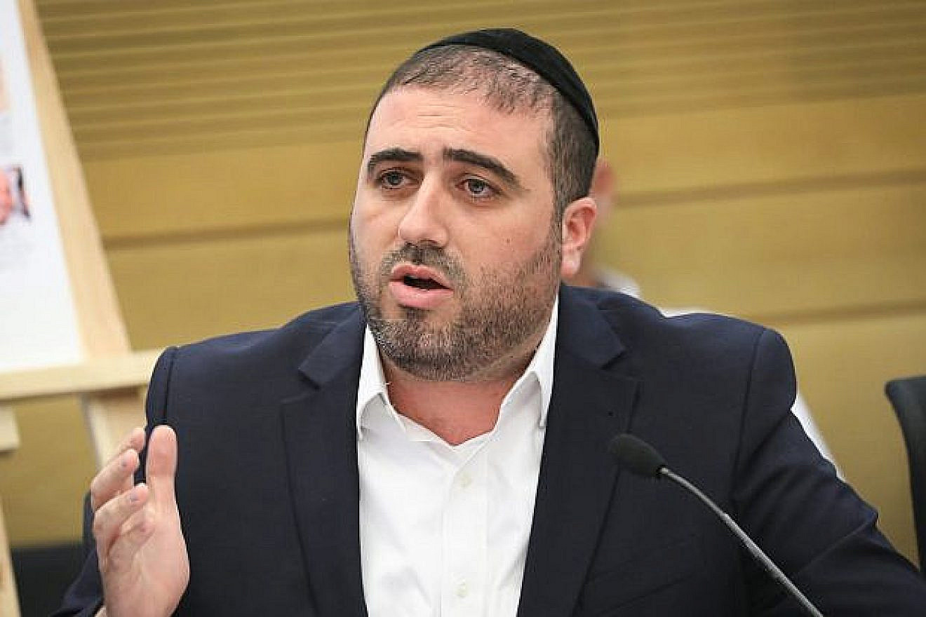Shas MK Moshe Arbel attends an emergency conference at the Knesset on disasters at construction sites in Israel, May 27, 2019. Photo by Noam Revkin Fenton/Flash90.
