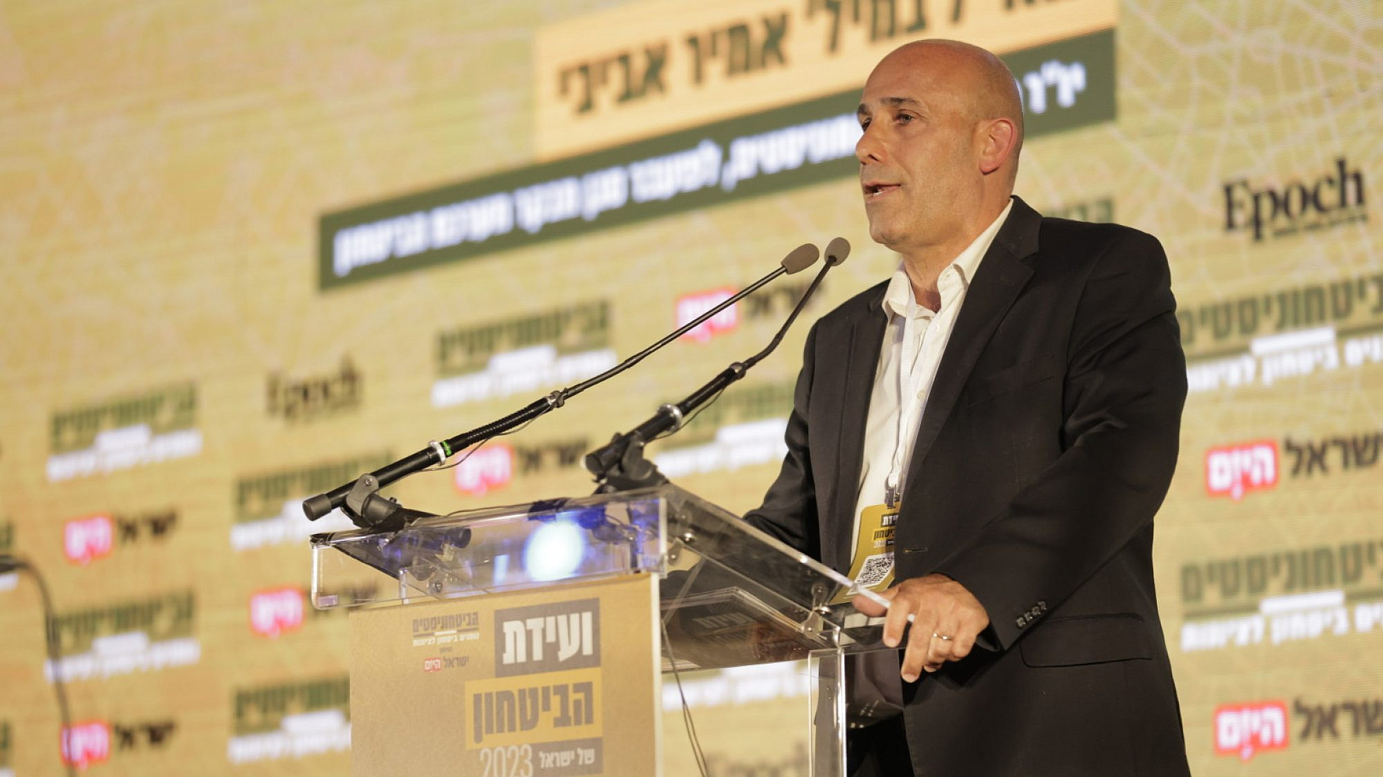 IDSF head Brig. Gen. (res.) Amir Aviv at the Israel Defense Conference in Jerusalem, May 9, 2023. Photo by Daniel Stravo/Israel Defense Conference/IDSF.