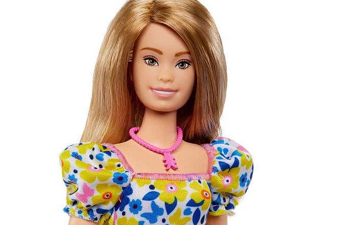 The new Barbie doll with Down syndrome, made by Mattel. Source: Screenshot.