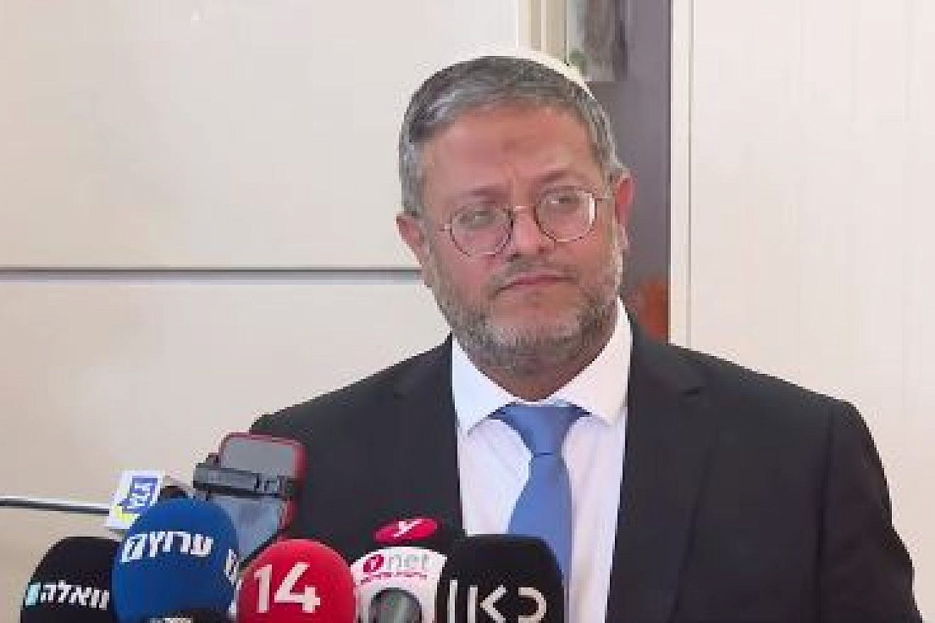 Otzma Yehudit Chairman Itamar Ben-Gvir announces his party won't attend Knesset votes as long as he's not included in security discussions, May 3, 2023. Source: Twitter.