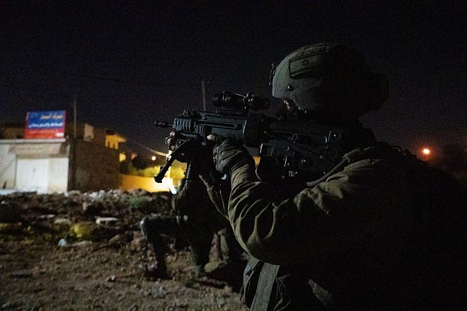 Israeli forces carry out counter-terror operations in Judea and Samaria, May 8, 2023. Credit: Israel Defense Forces.