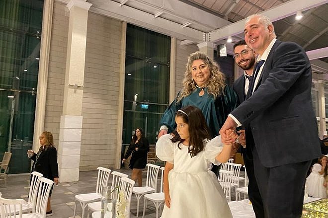 The wedding of Yedidya Harush's brother-in-law went ahead as planned, despite ongoing rockets launched by terror groups from the Gaza Strip into southern Israel, May 2023. Credit: Courtesy.
