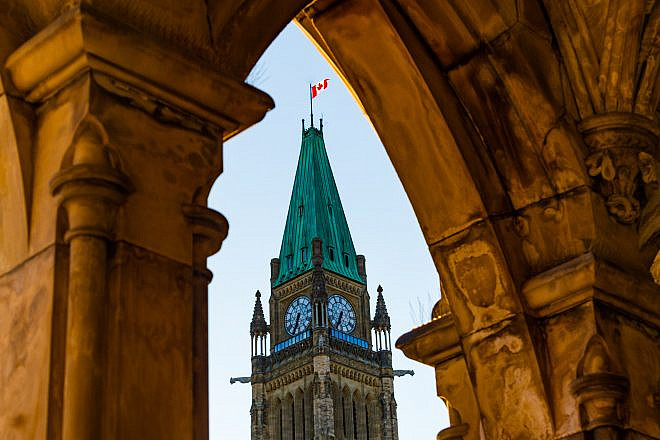 Peace Tower at the Parliament of Canada in Ottawa. Credit: Facto Photo/Shutterstock.