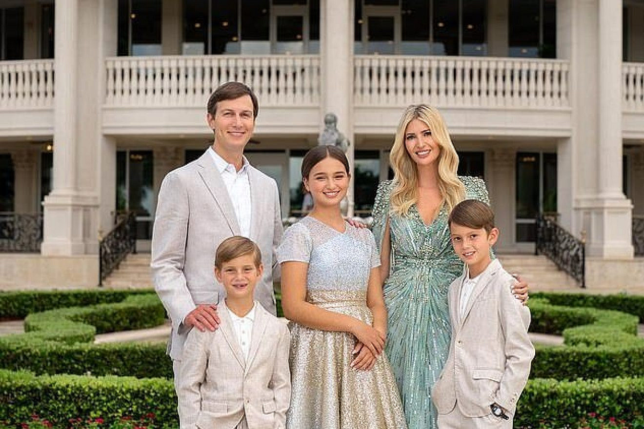 Jared and Ivanka Kushner, and their children, Arabella Rose, Joseph Frederick and Theodore James. Source: Instagram.