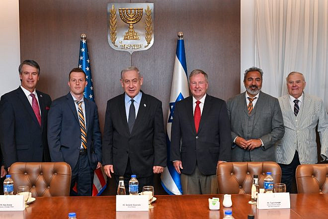Israeli Prime Minister Benjamin Netanyahu hosts a bipartisan congressional delegation in Jerusalem, June 27, 2023. Photo by Kobi Gideon/GPO.