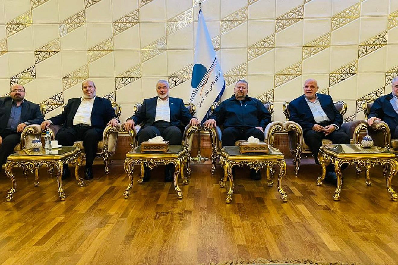 The Hamas delegation in Tehran on June 19, 2023. Source: Twitter.