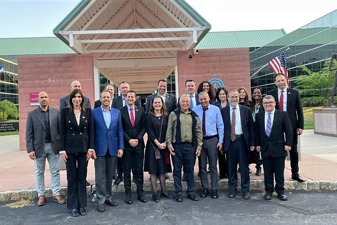 Knesset members from multiple parties spent four days visiting with Jewish communities in New York and New Jersey, June 2023. Credit: Courtesy.