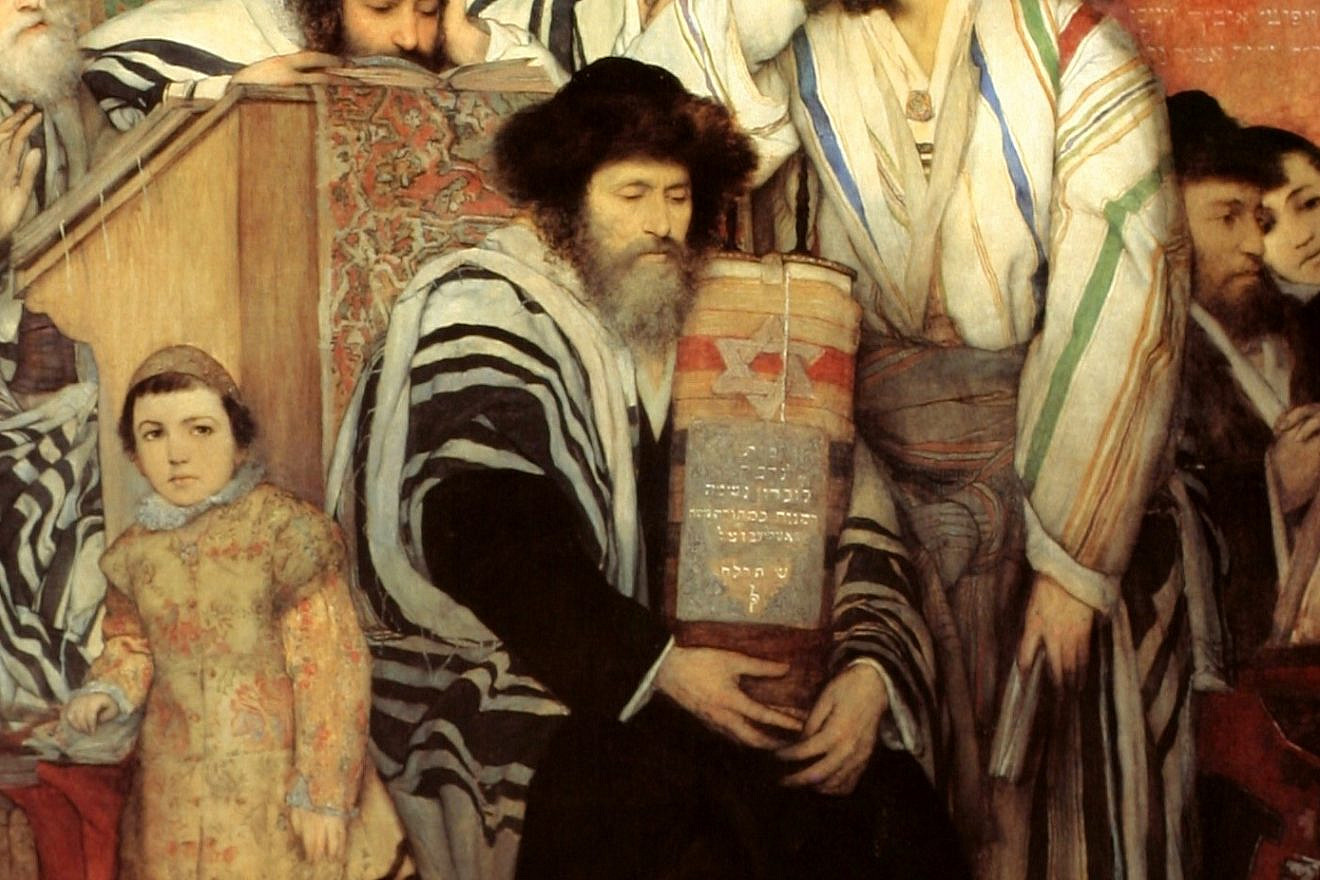 "Jews Praying in the Synagogue on Yom Kippur" by Maurycy Gottlieb, 1878. Source: Public Domain/Wikimedia