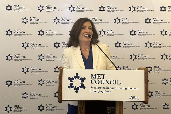 New York Gov. Kathy Hochul at the Met Council Breakfast on June 4, 2023. Credit: Met Council.