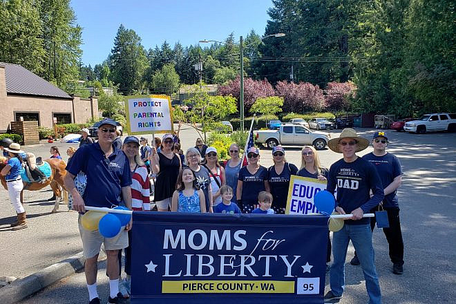 Those involved with Moms for Liberty in Washington state. Source: Facebook/Moms for Liberty.